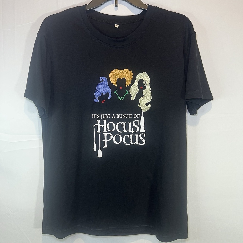 Disney Hocus Pocus Shirt Womens Large Halloween Sanderson Sisters Movie Tee L